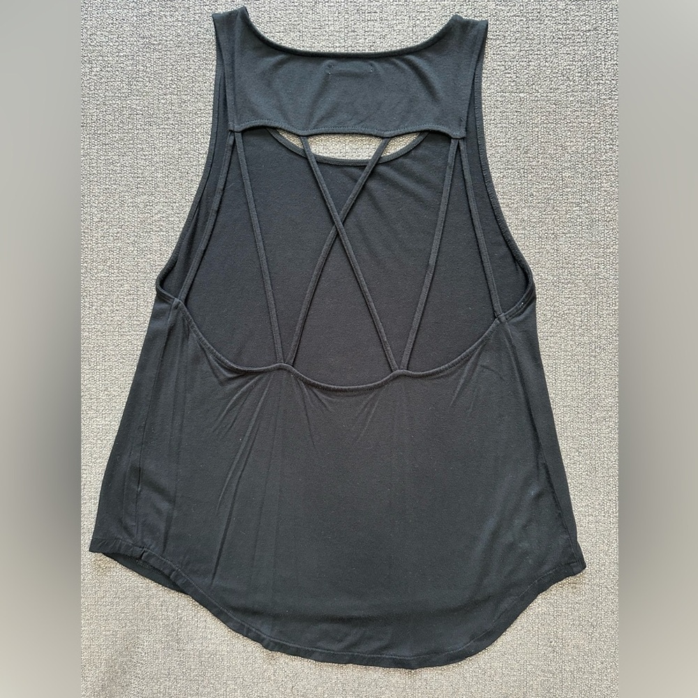 Black Sleeveless Tank Top Size Large